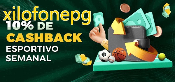 10% de bônus de cashback na xilofonepg